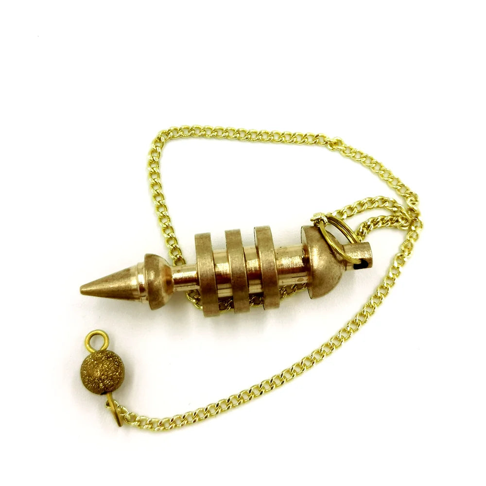 Péndulo Cobre Espiritual - Adivinación Radiestesia y Sanación Energética