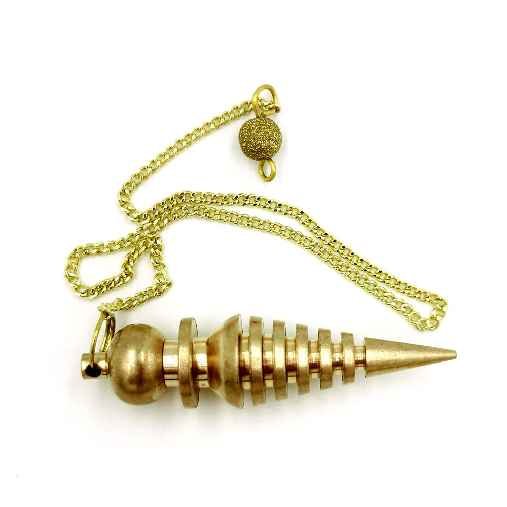 Péndulo Cobre Espiritual - Adivinación Radiestesia y Sanación Energética