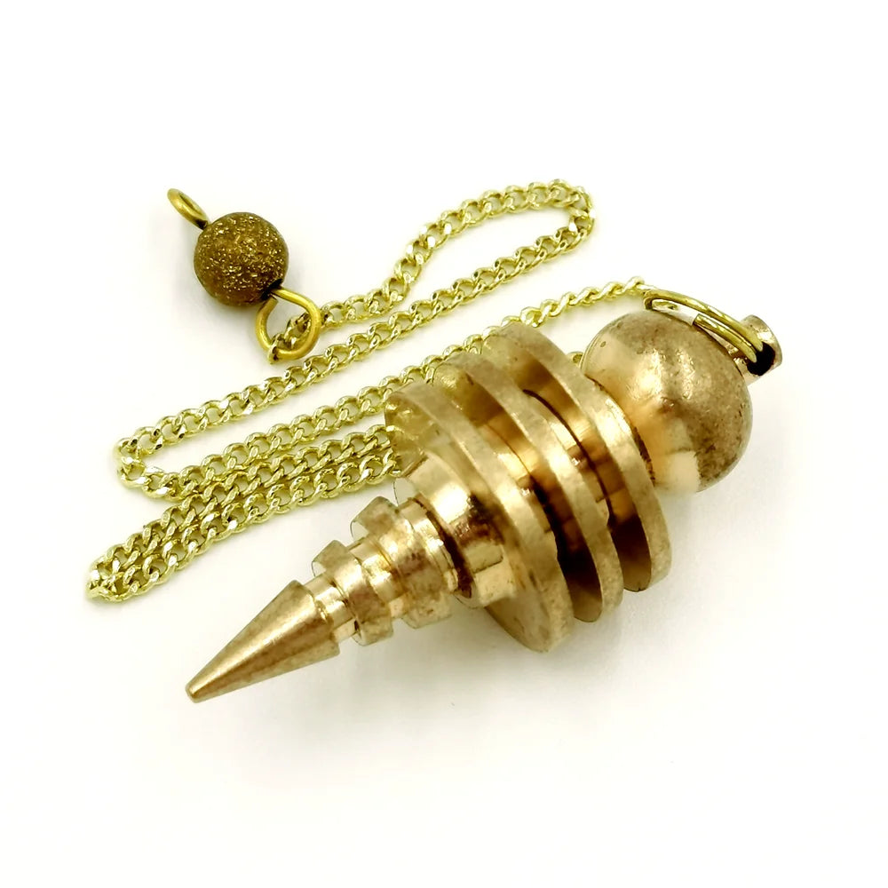 Péndulo Cobre Espiritual - Adivinación Radiestesia y Sanación Energética