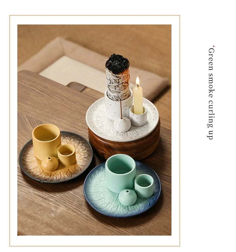 Kit regalo quemador multifuncional cerámica 4 en 1