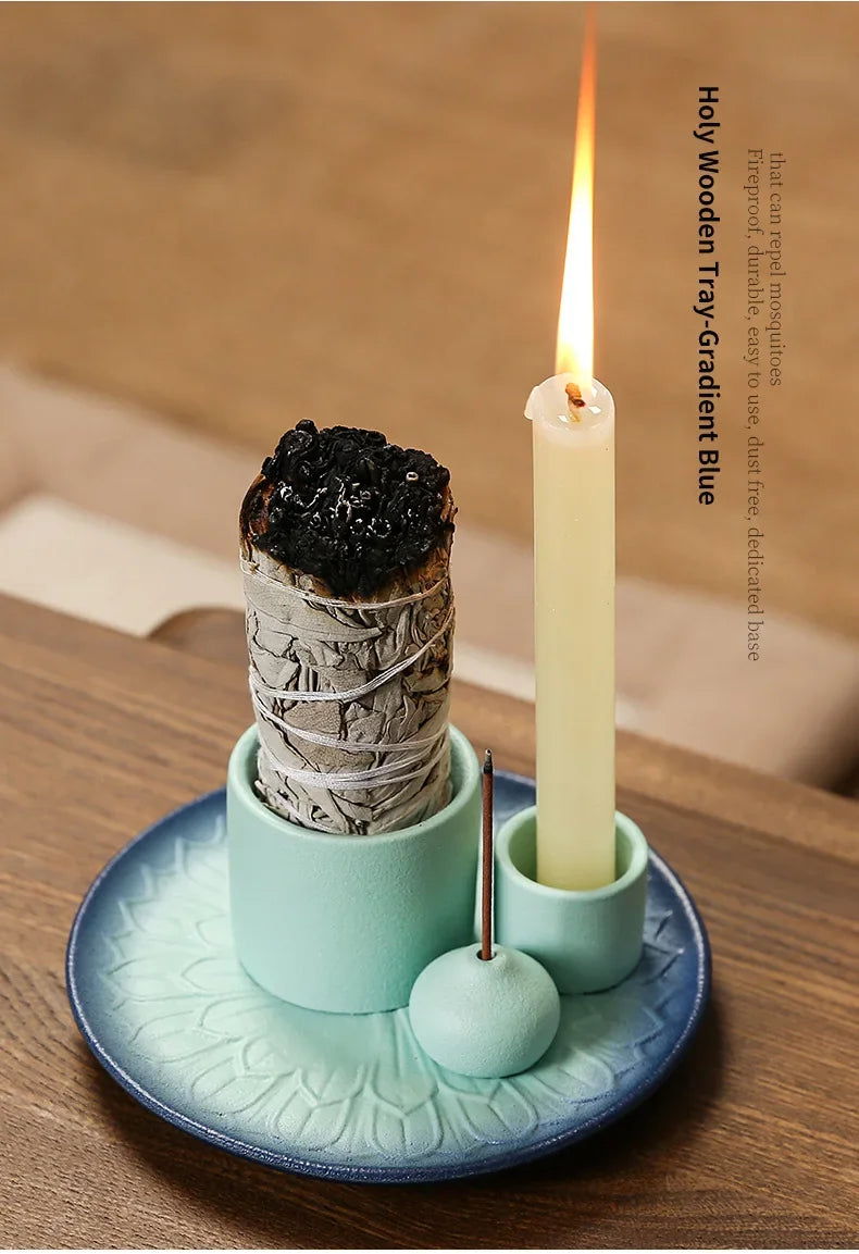 Kit regalo quemador multifuncional cerámica 4 en 1