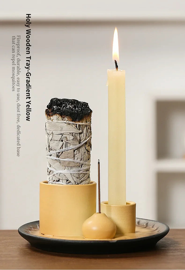 Kit regalo quemador multifuncional cerámica 4 en 1