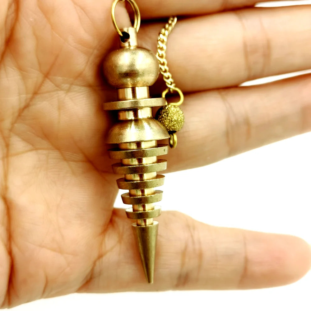 Péndulo Cobre Espiritual - Adivinación Radiestesia y Sanación Energética