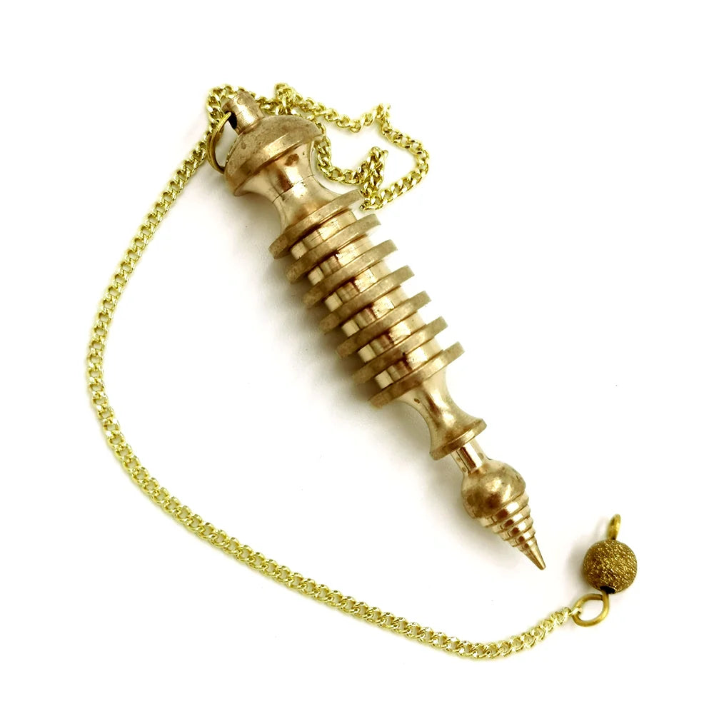 Péndulo Cobre Espiritual - Adivinación Radiestesia y Sanación Energética