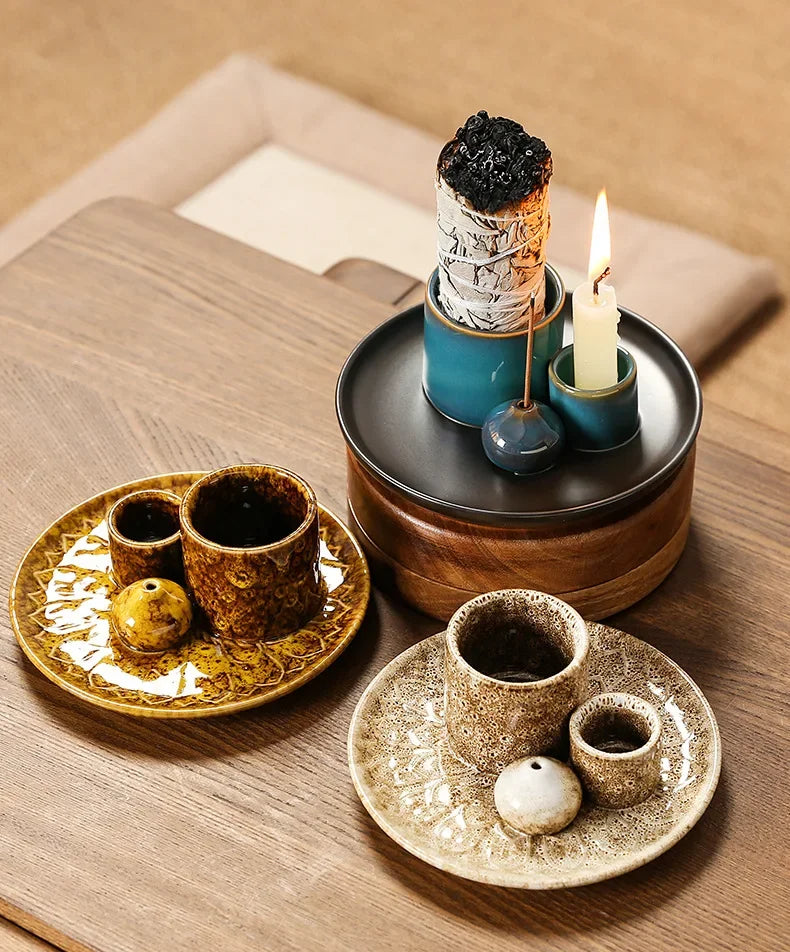 Kit regalo quemador multifuncional cerámica 4 en 1