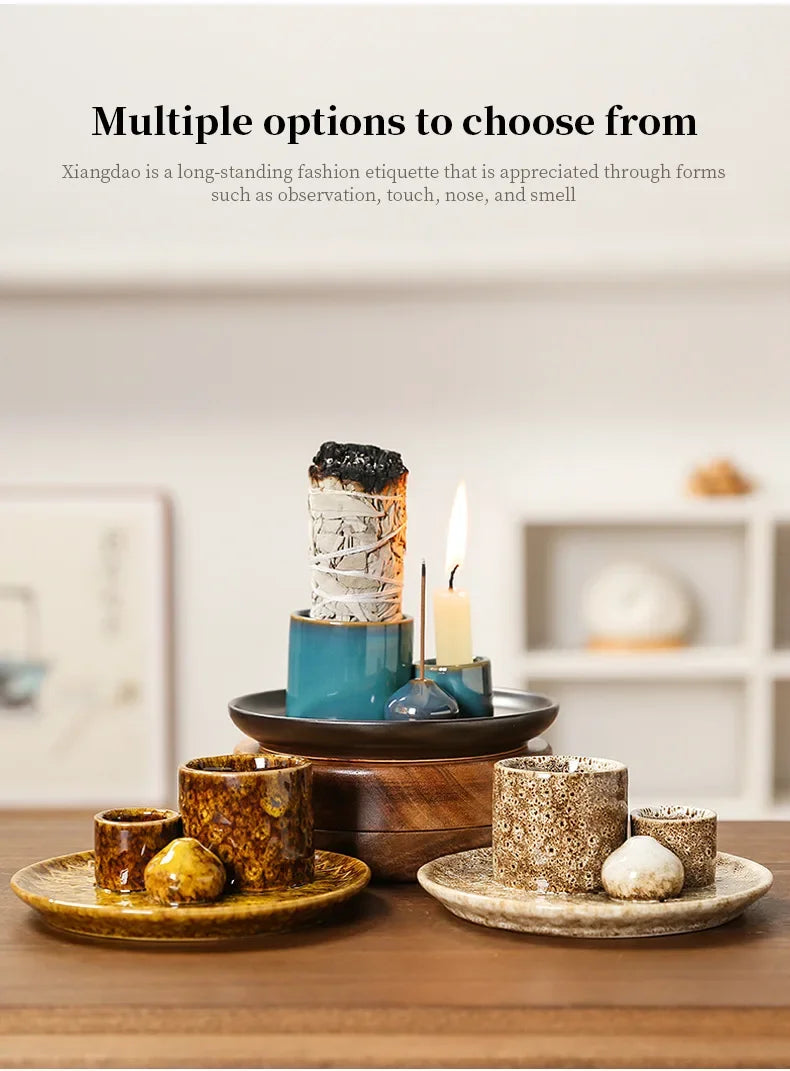 Kit regalo quemador multifuncional cerámica 4 en 1