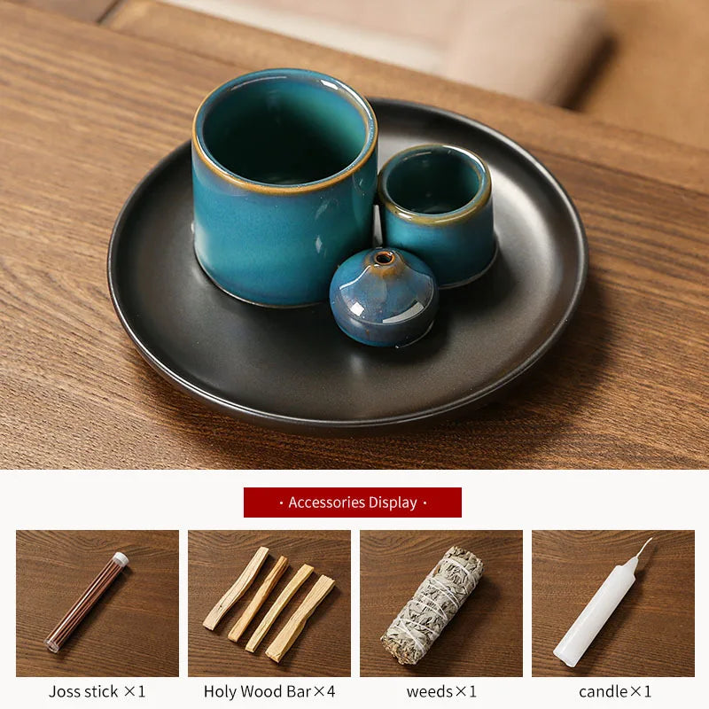 Kit regalo quemador multifuncional cerámica 4 en 1