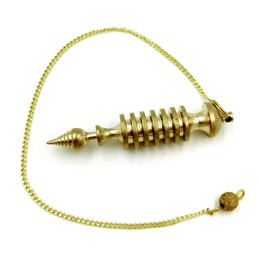 Péndulo Cobre Espiritual - Adivinación Radiestesia y Sanación Energética